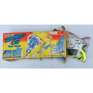 Matchbox Zero G Test Track Die Cast Racing Car Set + 3 Bonus Cars Near Complete
